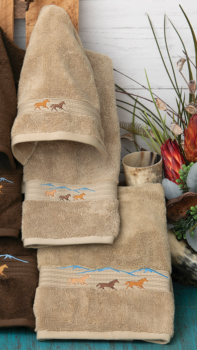 Western Bath Towels at Lone Star Western Decor