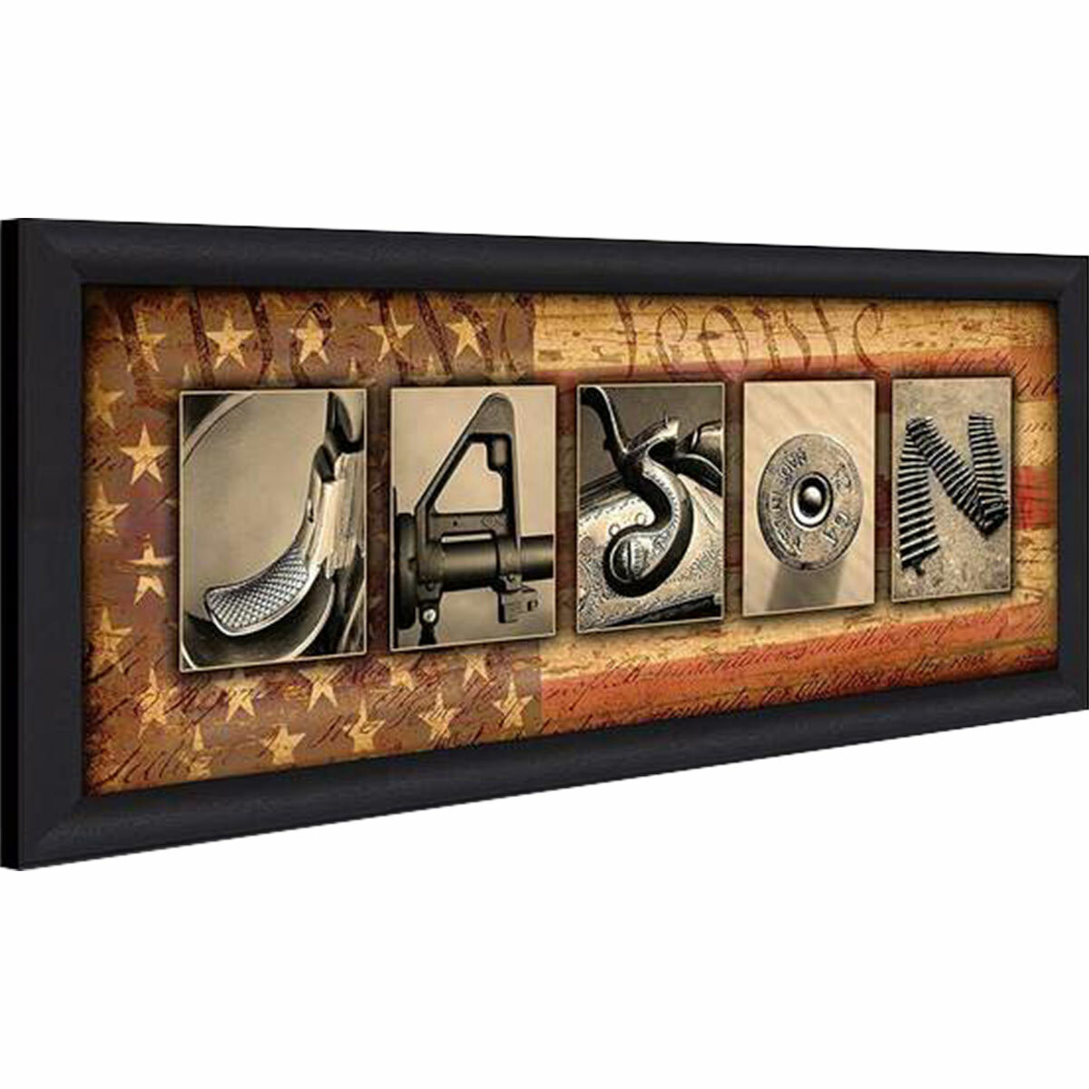 Gunslinger Personalized Wall Art | Lone Star Western Decor