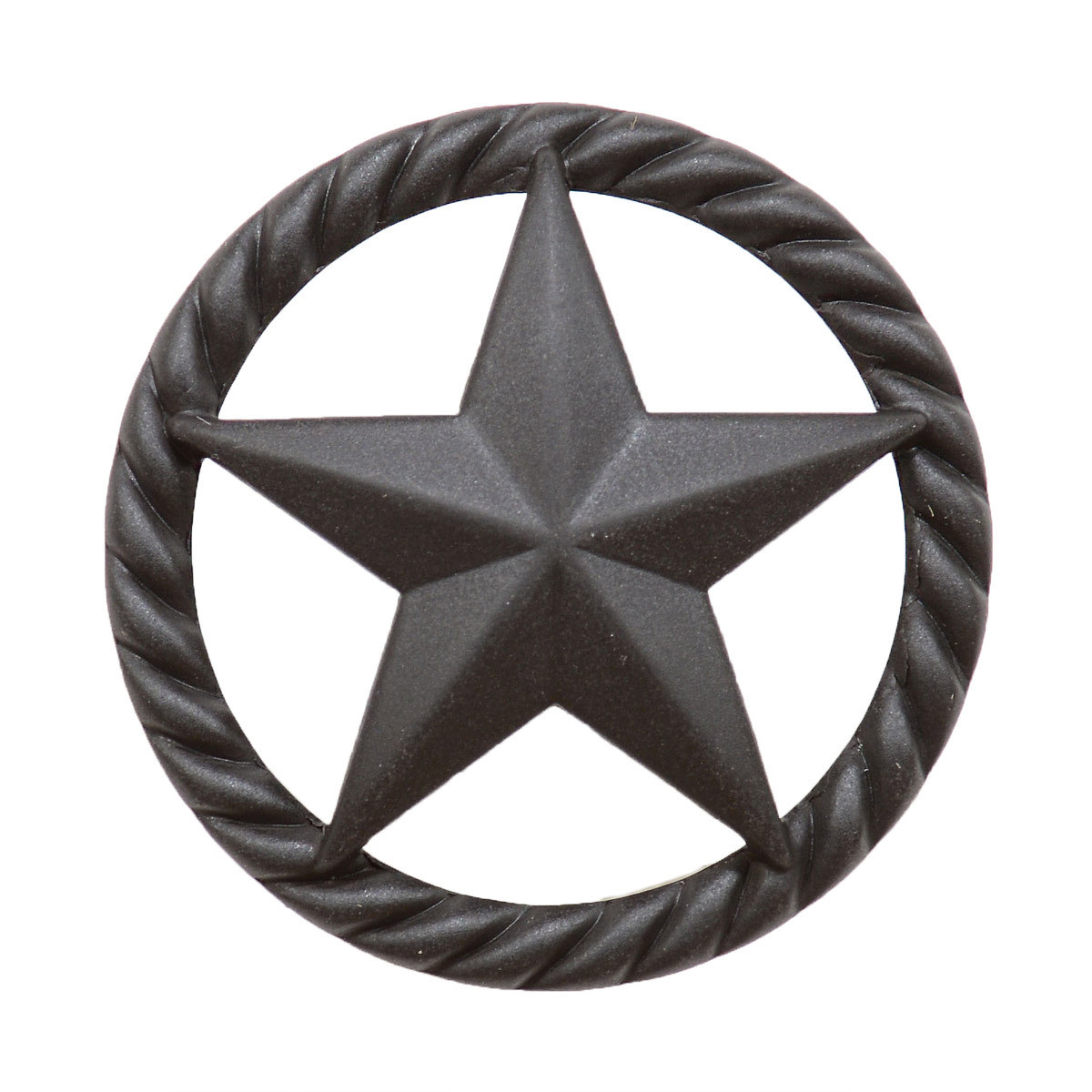 3D Star Knobs Set of 2 Lone Star Western Decor