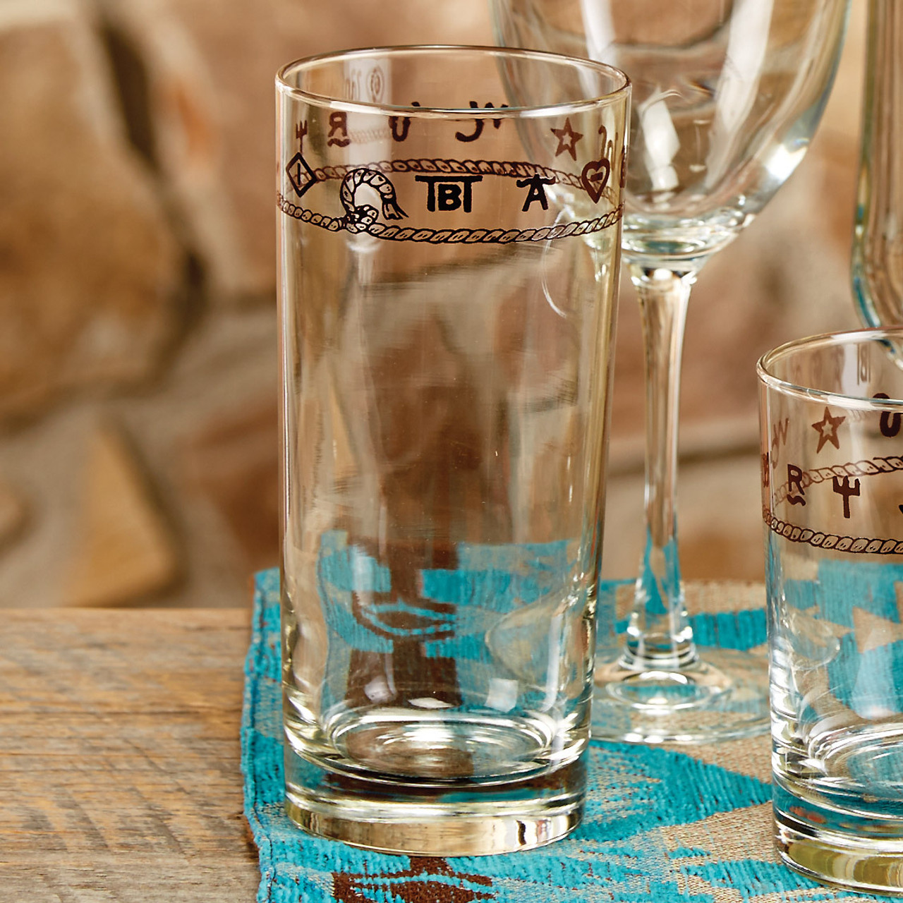 Rope & Brands Water Glasses - Set of 4 - OUT OF STOCK UNTIL 04/03/2024