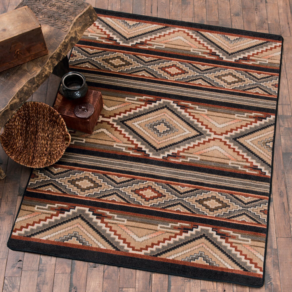 Southwest Rugs: 4 x 5 Crystal Ridge Rug | Lone Star Western Decor