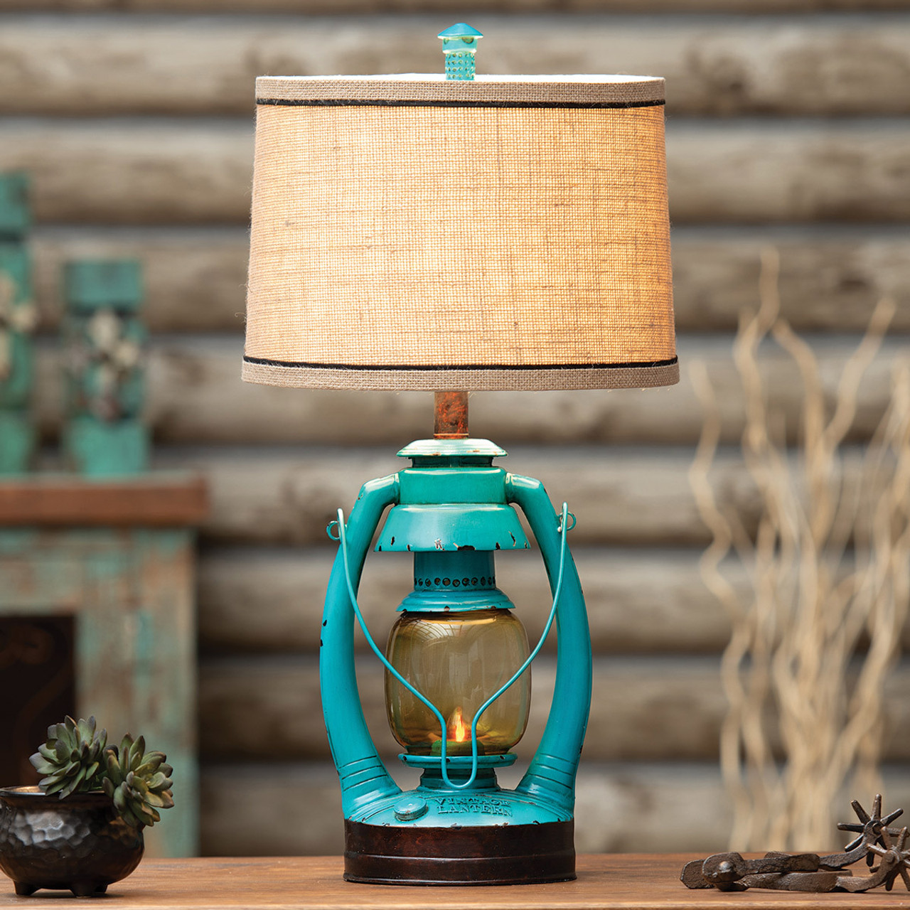 western style table lamps