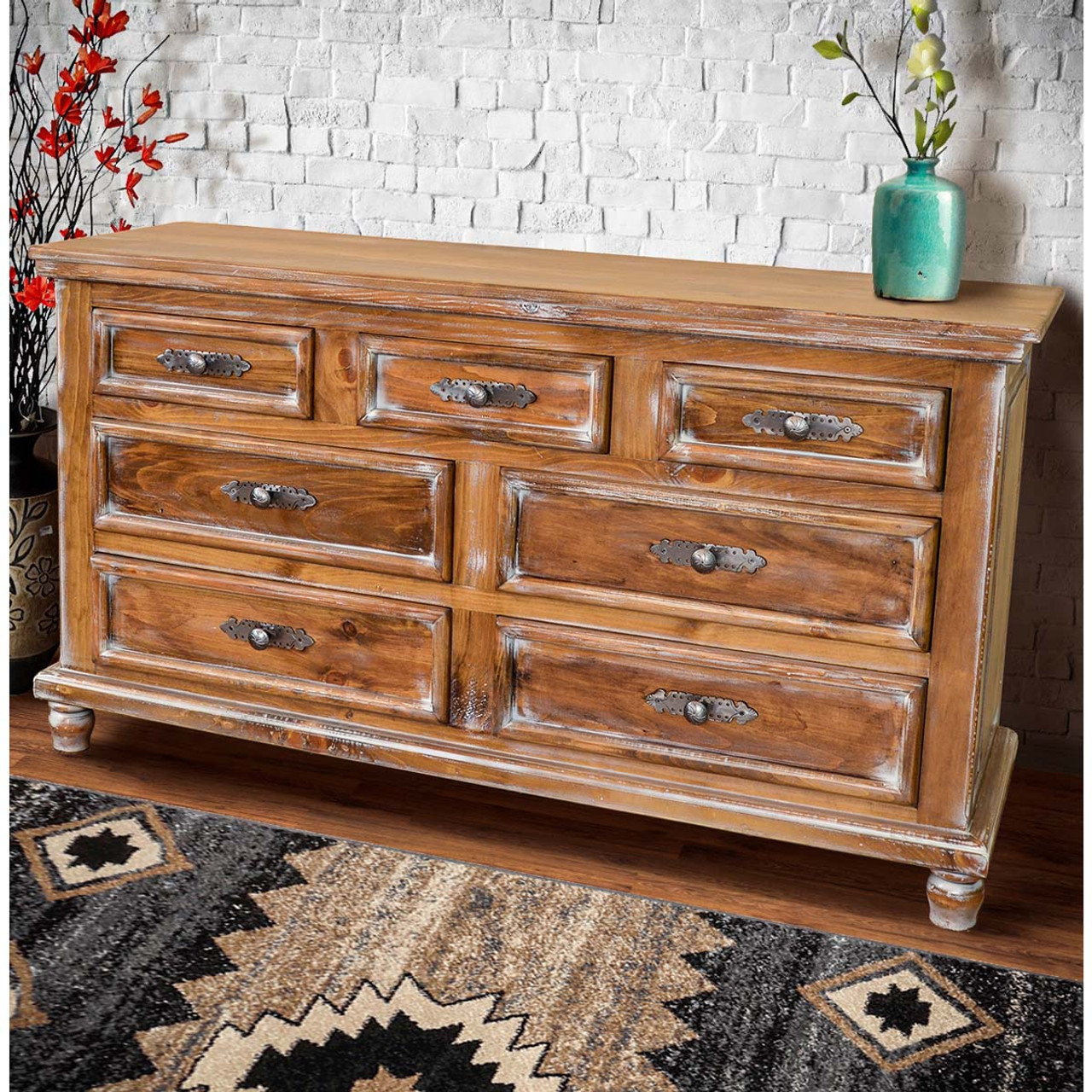 distressed dresser