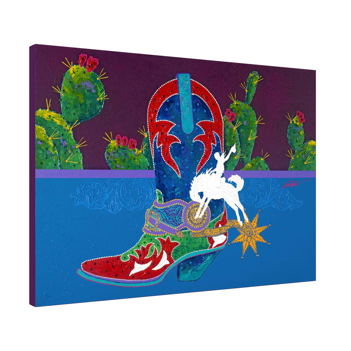 Vibrant Western Wall Art Lone Star Western Decor