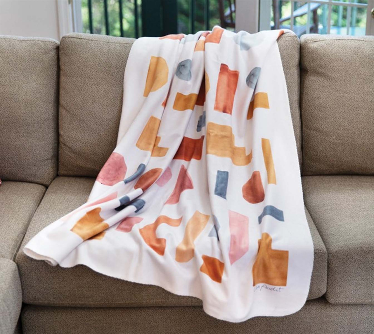 Earthy Elegance Fleece Blanket Lone Star Western Decor
