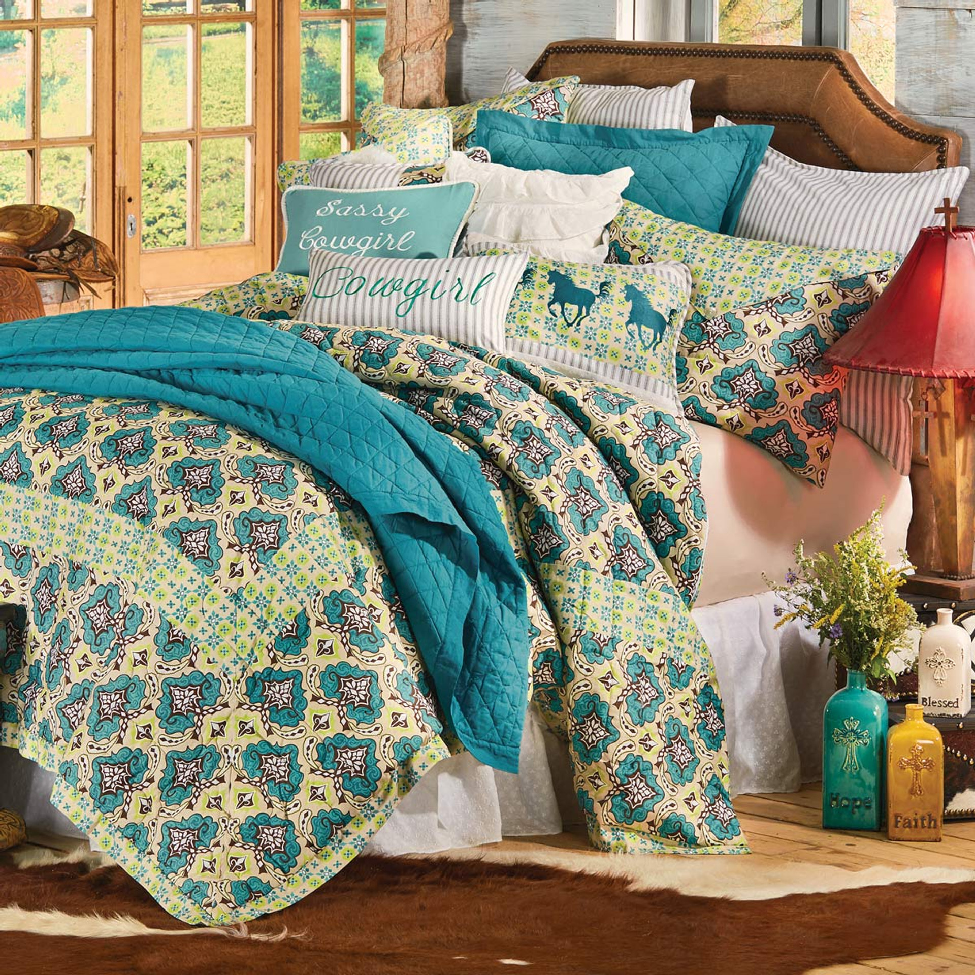 Western Bedding Lone Star Western D Cor   Western Spring Quilt Bedding Collection 16  59553.1628292390 