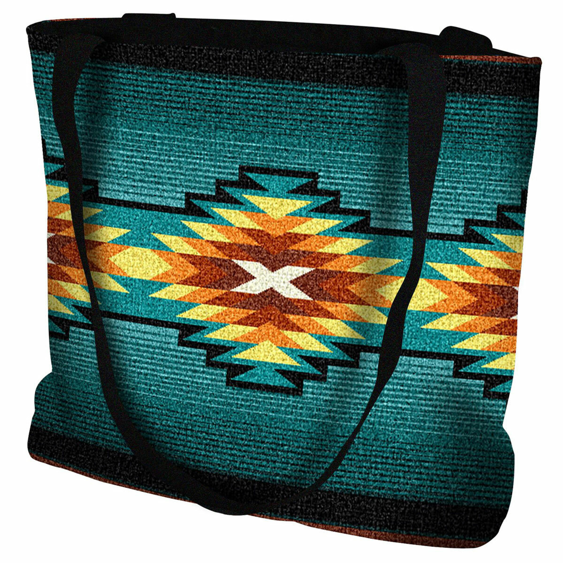 Western Purses and Accessories: Southwest Geometric Turquoise II Tote ...