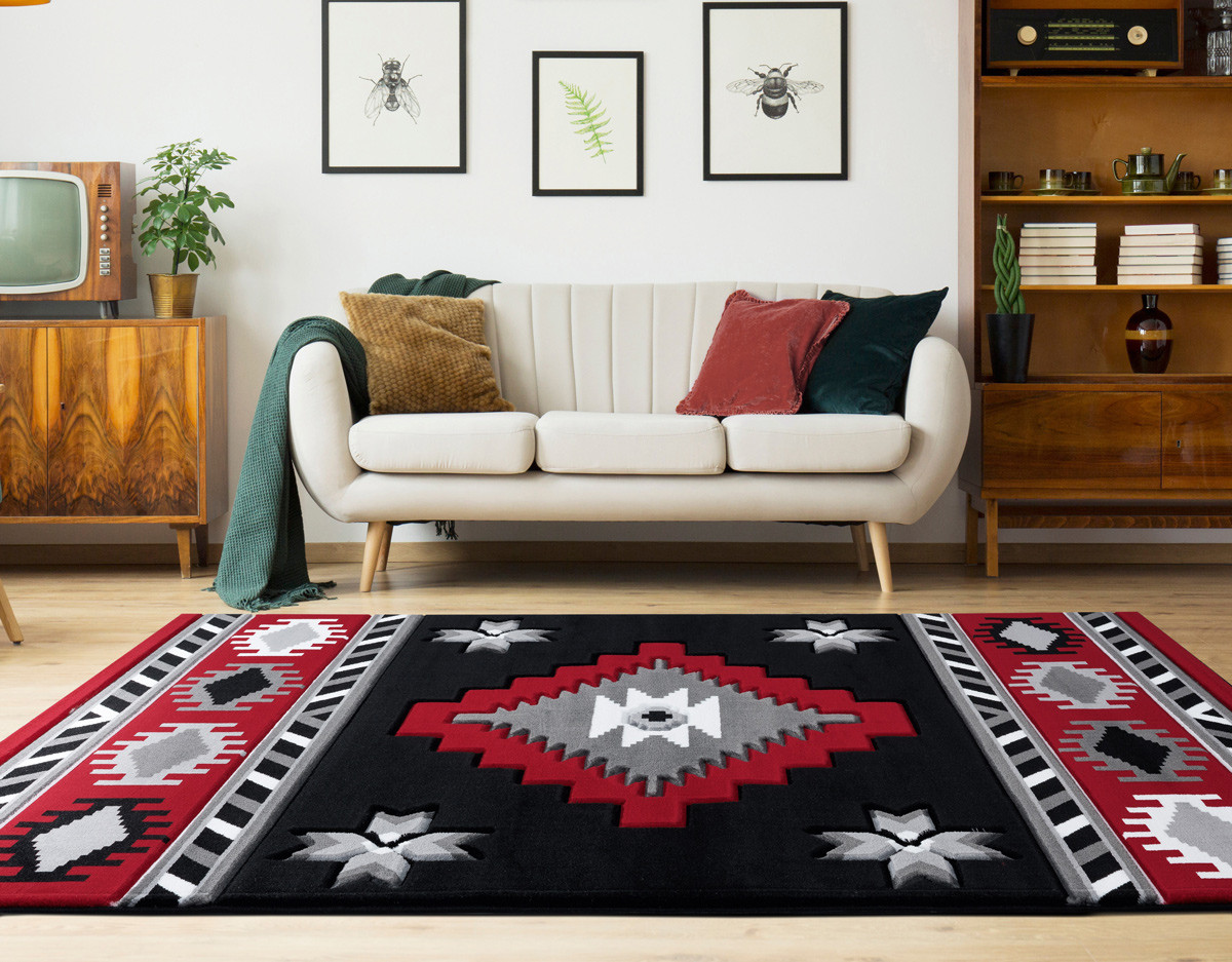 Red Star Bath Rug | Lone Star Western Decor