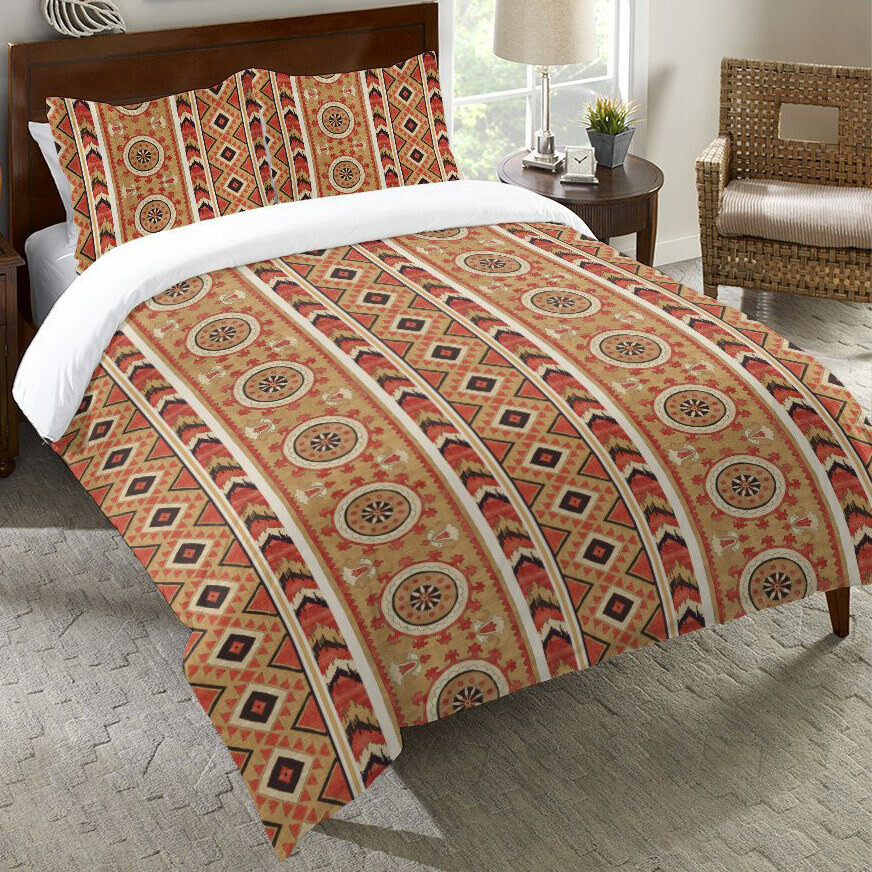 Western Bedding Queen Size Desert Sun Duvet Cover Lone Star Western