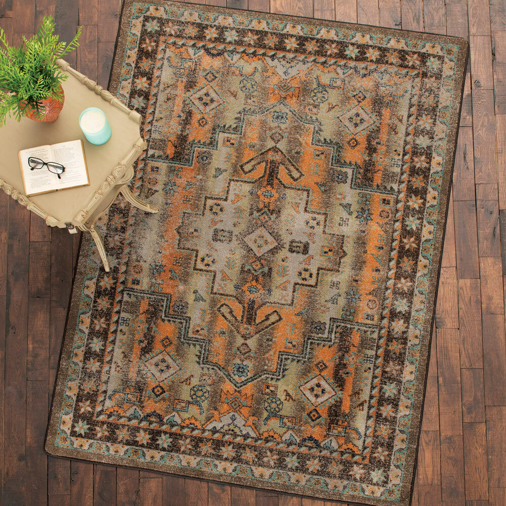 Aged Aztec Rug - 3 x 4 | Lone Star Western Decor