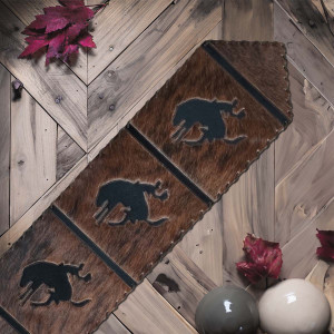 Rodeo Rider Leather Table Runners