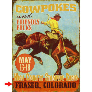 Cowpokes Personalized Signs