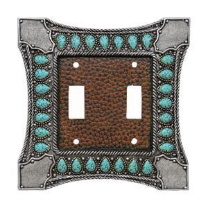 Tribal Turquoise Switch Covers