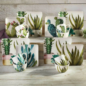 Succulent Cactus Dinnerware Collection