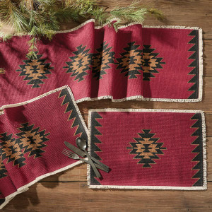 Red Sunrise Southwest Table Linens