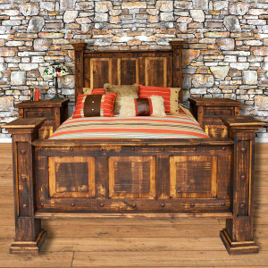 Rough Cut Pine Bedroom Furniture