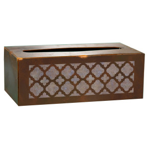 Classic Steel Tissue Covers and Waste Basket