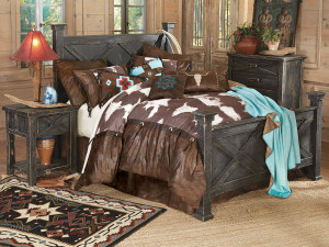 Barnwood Double X Bedroom Collection