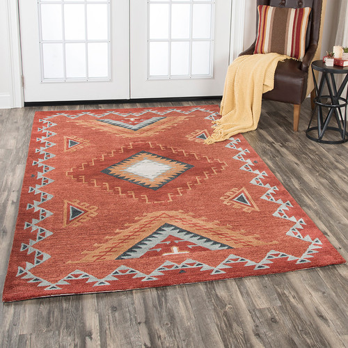 Rust Desert Rug Collection