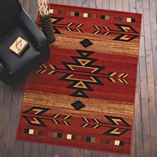 Santa Fe Claret Rug Collection