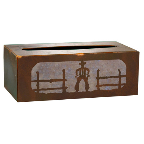 Cowboy Tissue Covers and Waste Basket