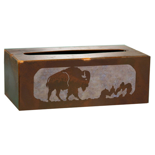 Buffalo Tissue Covers and Waste Basket