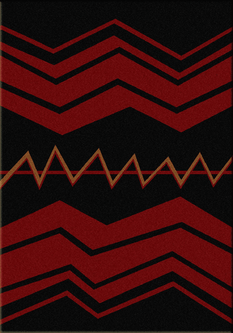 War Path Black Rug Collection