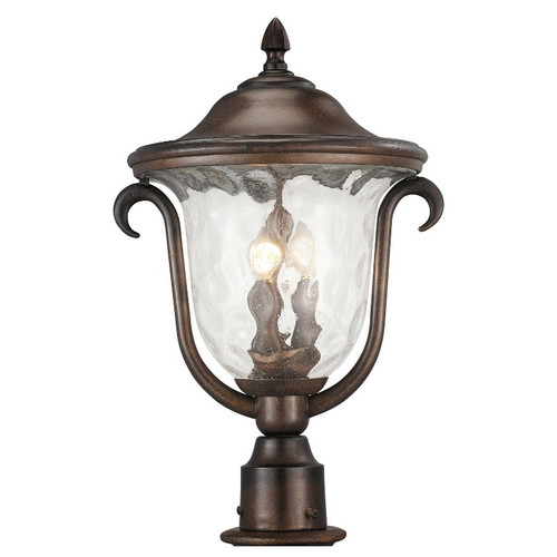 Santa Barbara Outdoor 3 Light Medium Post Mount Lantern