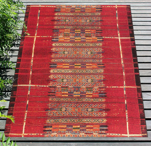 Adobe Brick Indoor/Outdoor Rug - 8 x 10 - OUT OF STOCK UNTIL 05/08/2024