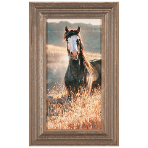 Amazing Grays III Multicolor Framed Canvas