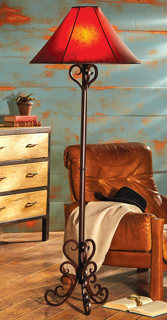 Andalusia Iron Scroll Floor Lamp