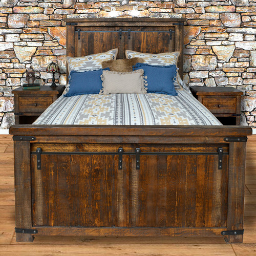 Barn Door Bed Queen Lone Star Western Decor