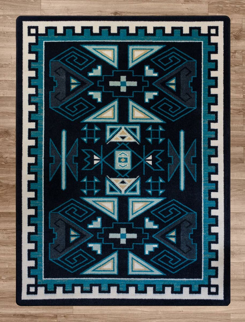 Blue Valley Rug - 4 x 5