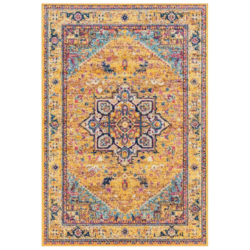 Bohemian Orange Rug - 10 x 13