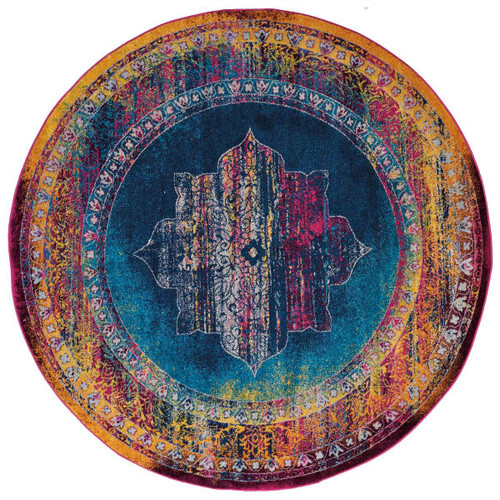 Bohemian Sunrise Rug - 8 Ft. Round - OUT OF STOCK UNTIL 05/03/2024