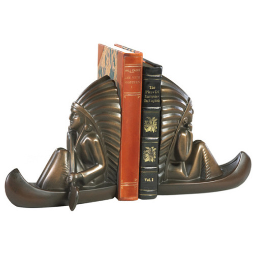 Canoe Chief Bookends - Set of 2 Canoe Chief Bookends - Set of 2