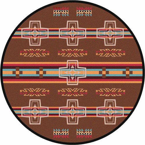 Canyon Cross Rug - 8 Ft. Round