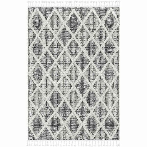 Charcoal Diamonds Rug - 12 x 15