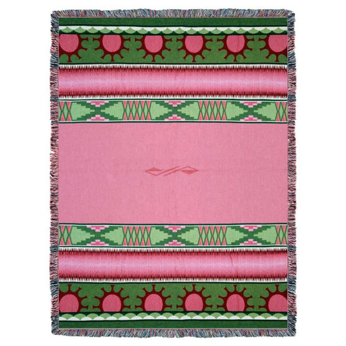 Concho Springs Rose Tapestry Throw