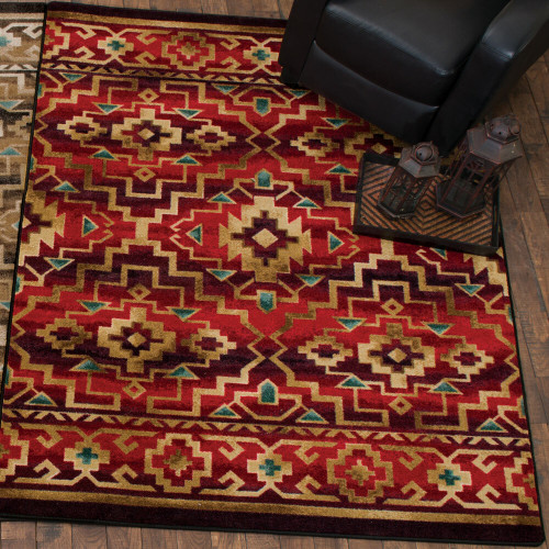 Crimson Trails Rug - 3 x 4