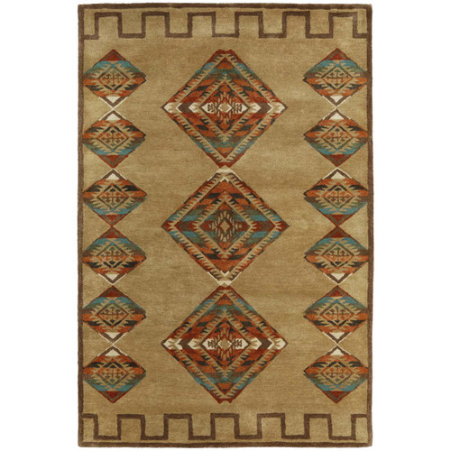 Desert Diamond Gold Rug - 8 x 10