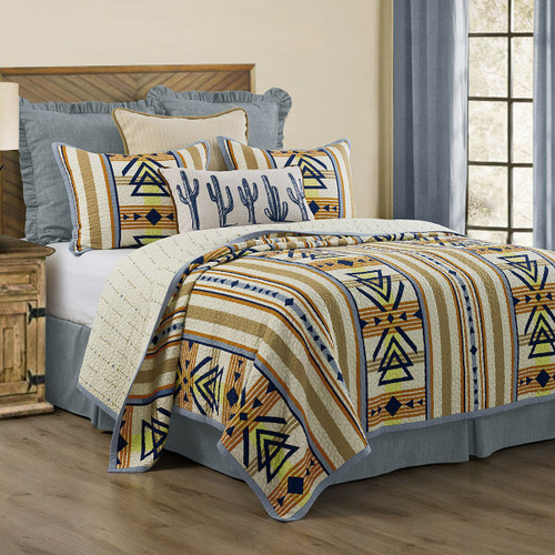 Desert Lines Quilt Bed Set - Twin