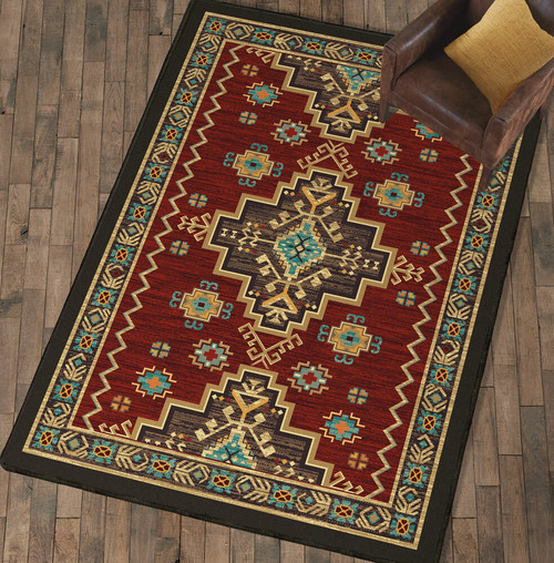 Grand Elegance Southwestern Rug - 4 x 5 - OVERSTOCK