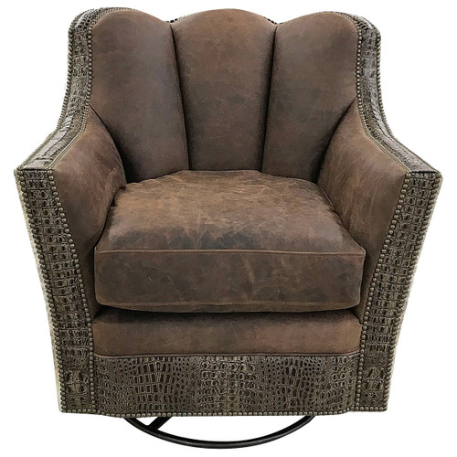 Mojave Channelback Swivel Glider