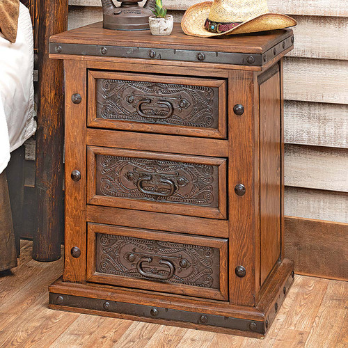 Kensington 3-Drawer Nightstand