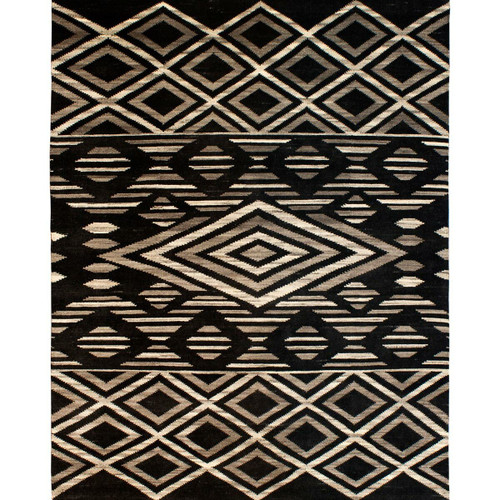 Midnight Diamonds Rug - 6 x 9