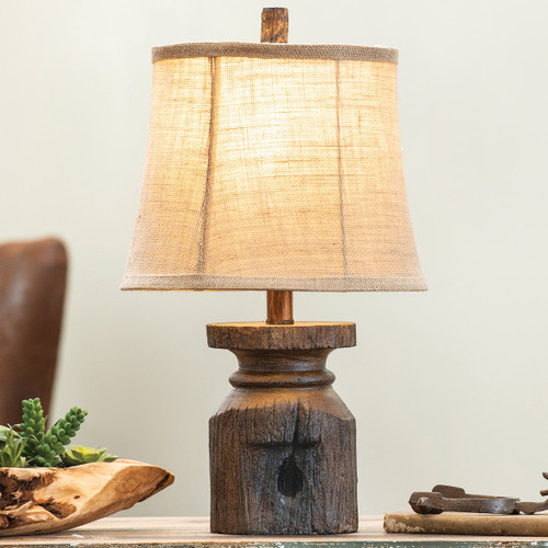 Old Abilene Post Table Lamp