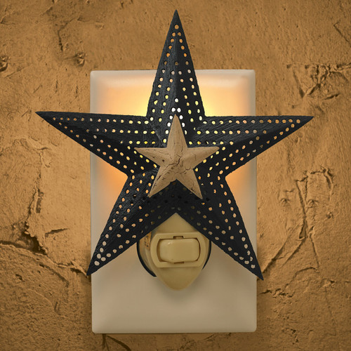 Punched Star Nightlight