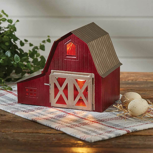 Red Barn Accent Lamp