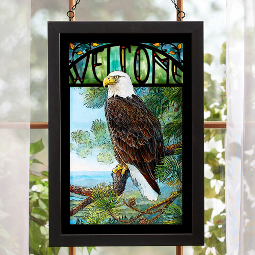Regal Eagle Stained Glass Art